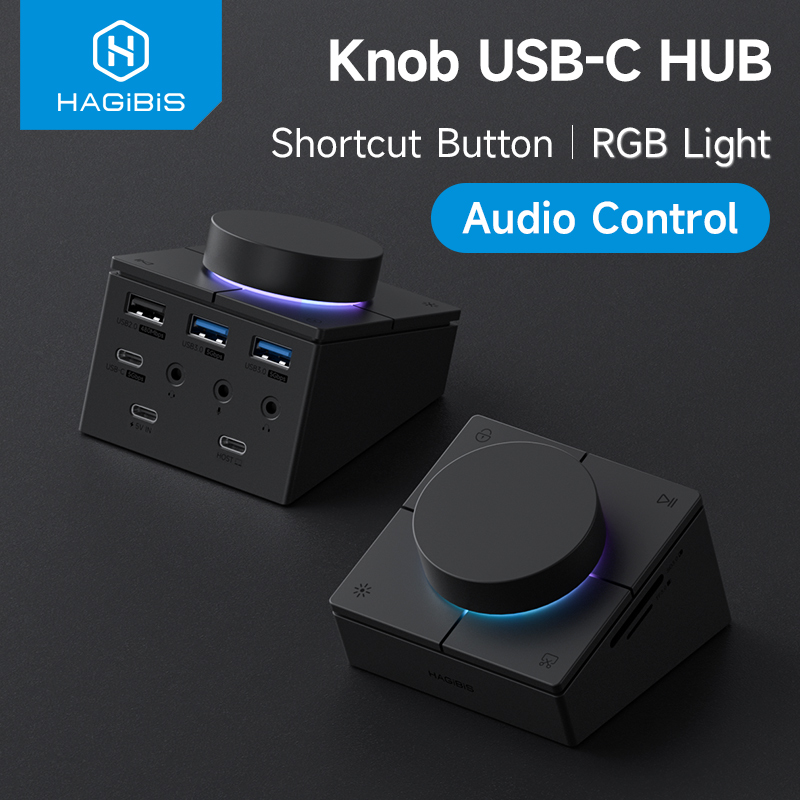 Mac Laptop Accessories - Hagibis Knob USB C Hub z