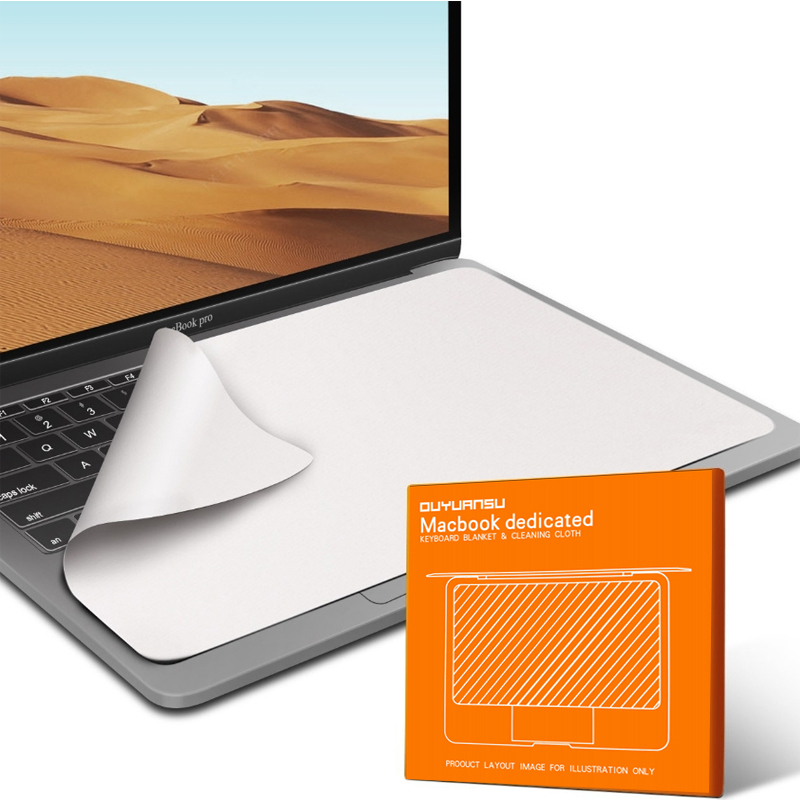 Mac Laptop Accessories - Ochrona klawiatury ekranu ściereczka do czyszczenia