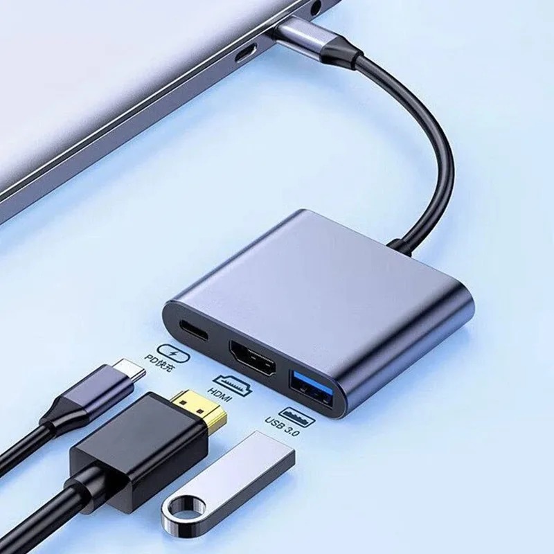 Usb C Docking Hub - USB C HUB 3w1 Typ C
