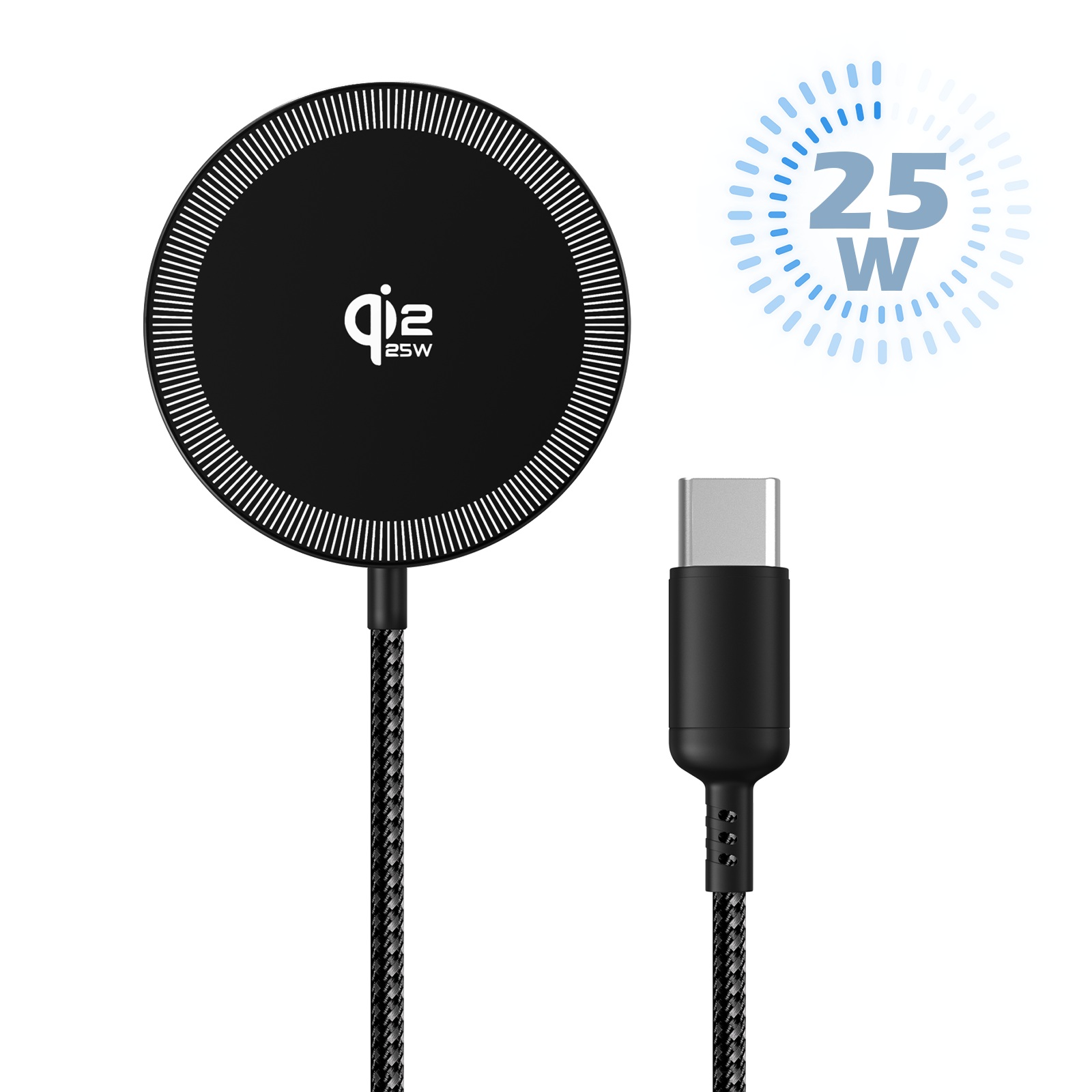 Usb C Docking Hub - Magnetyczna ładowarka bezprzewodowa 25W, uniwersalne szybkie