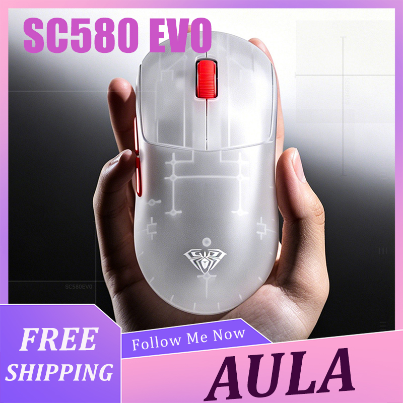 Laptop Accessories Gaming - Mysz AULA SC580 EVO Lekka Bezprzewodowa