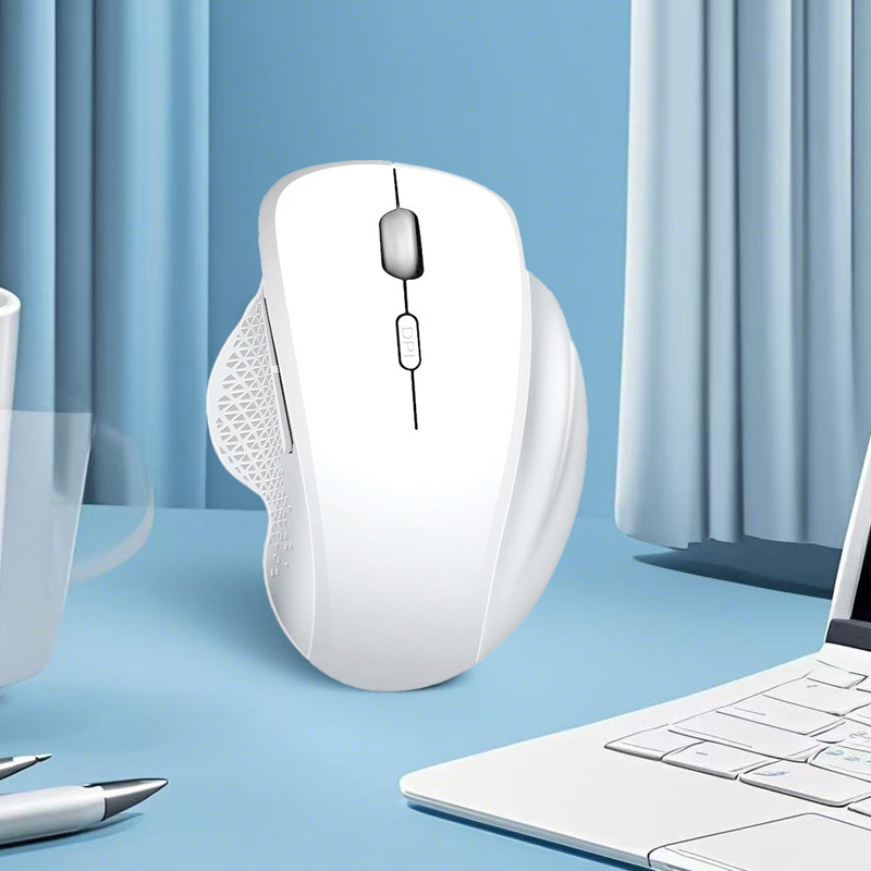 Laptop Accessories Officeworks - Szara Bezprzewodowa Mysz Bluetooth Tri-Mode Uniwersalna