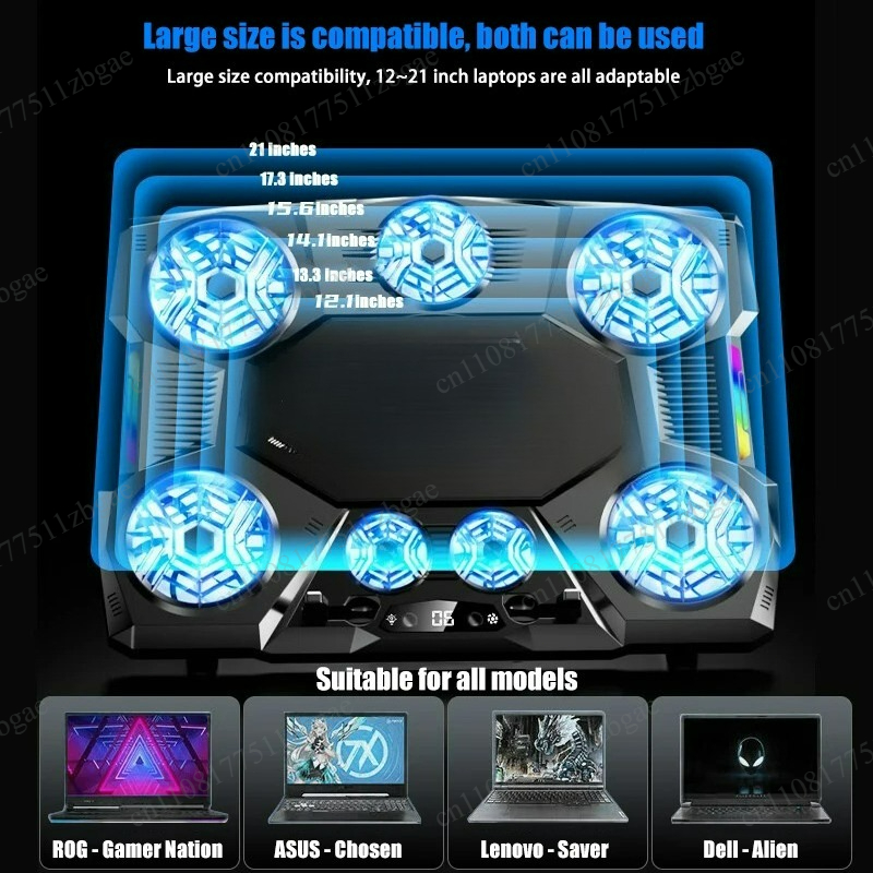 Laptop Cooling Pad - Podkładka chłodząca do laptopa gamingowego z