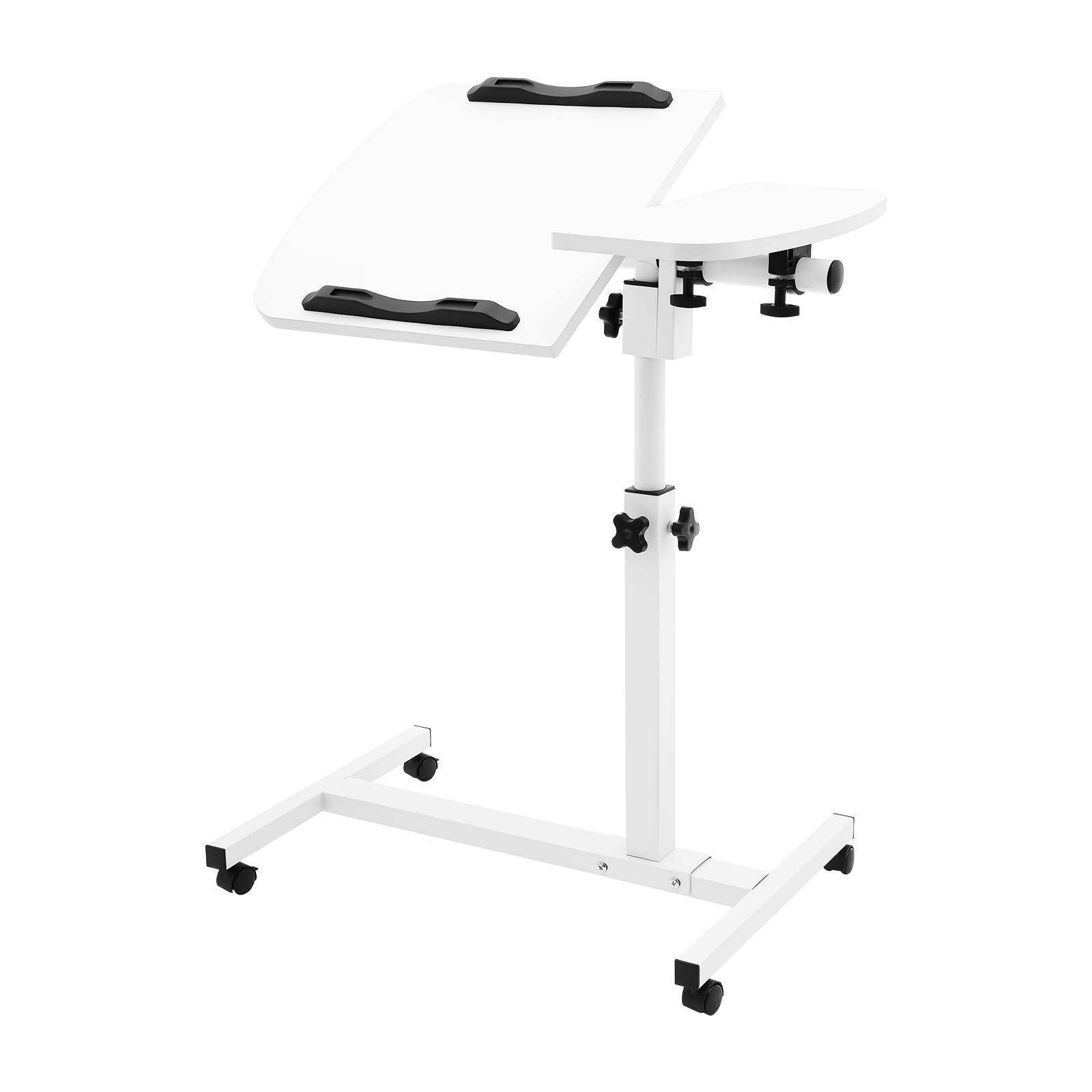 Laptop Accessories Officeworks - Regulowany, ruchomy stolik na laptopa, biały