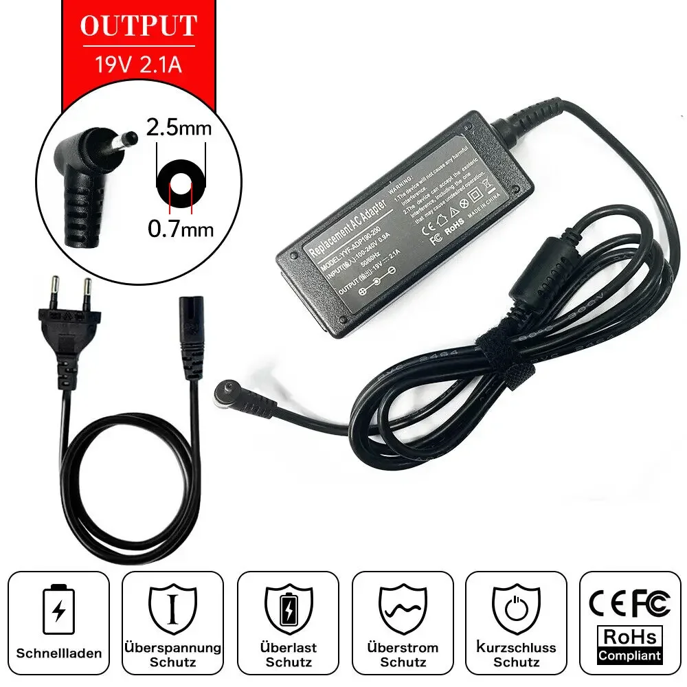 Ładowarka sieciowa 19 V 2,1 A  – Laptop Accessories Shop recenzja i cena
