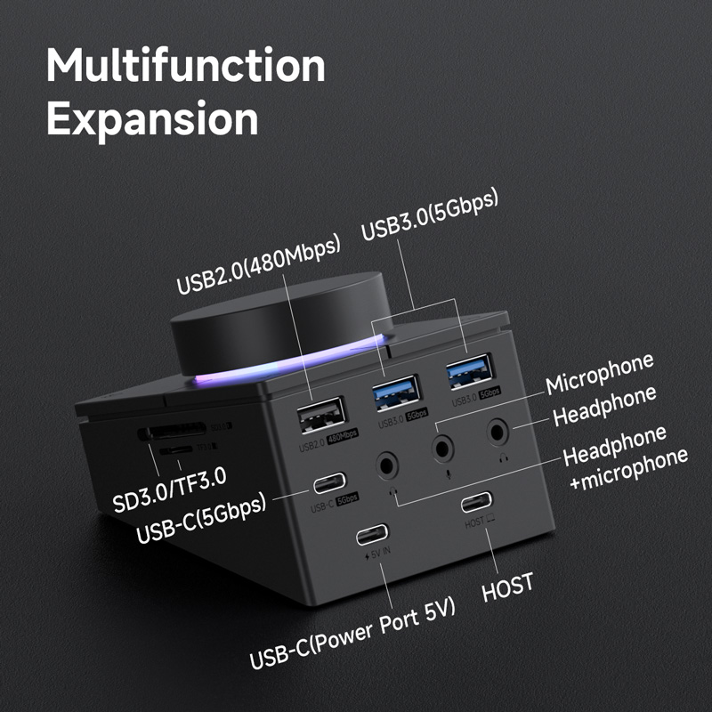 Hagibis Knob USB C Hub z przyc – Mac Laptop Accessories recenzja i cena