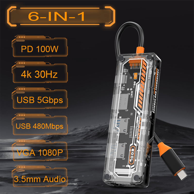 Hub USB-C 6-w-1 do MacBook Pro – Usb C Docking Hub recenzja i cena