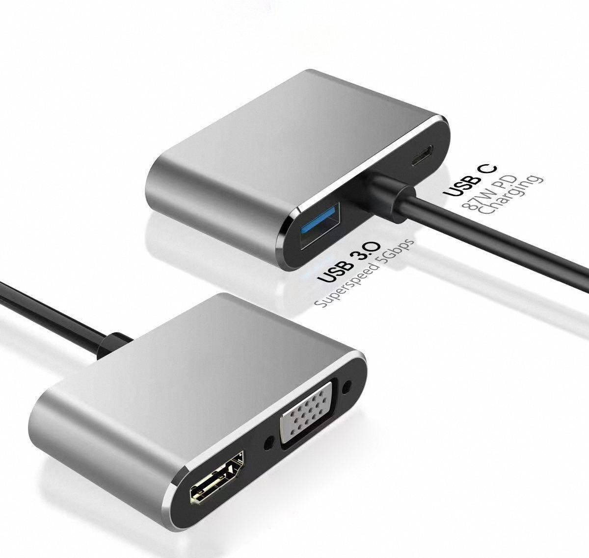 Adapter/Hub USB-C 4 w 1 z obsł – Usb C Docking Hub recenzja i cena