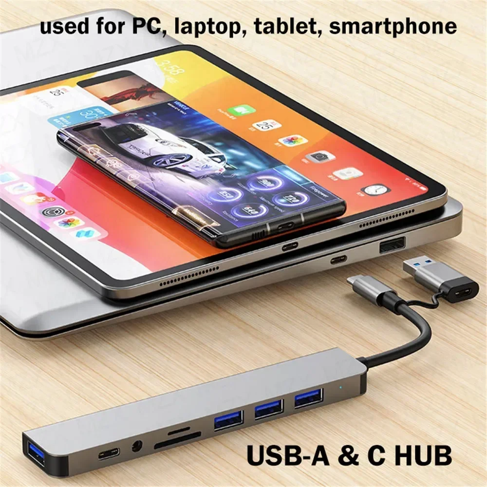 Hub USB-C 8 w 1 Rozdzielacz Mu – Laptop Accessories Must Have recenzja i cena